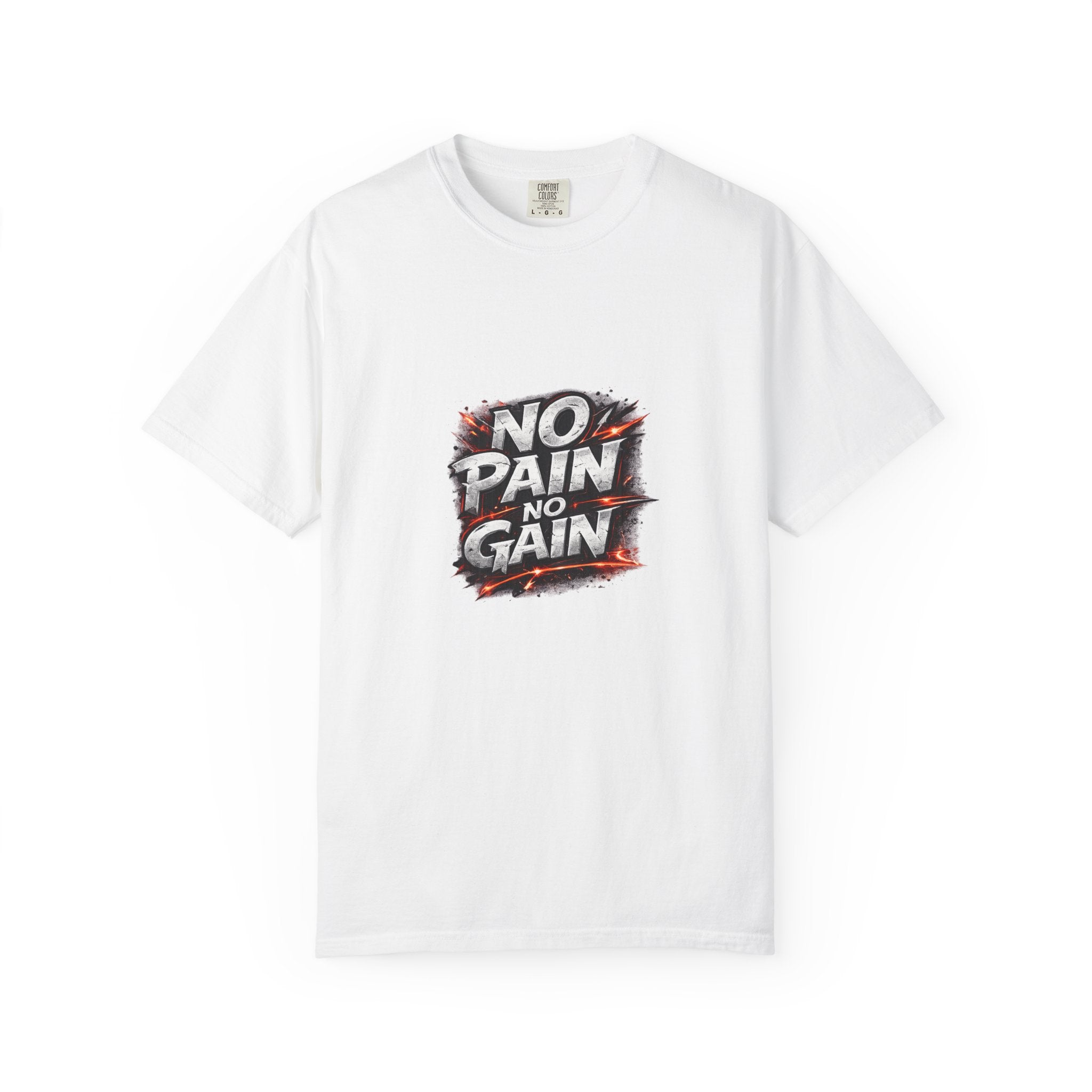 No Pain No Gain T-Shirt — Motivational Gym Shirt for Workout & Fitness