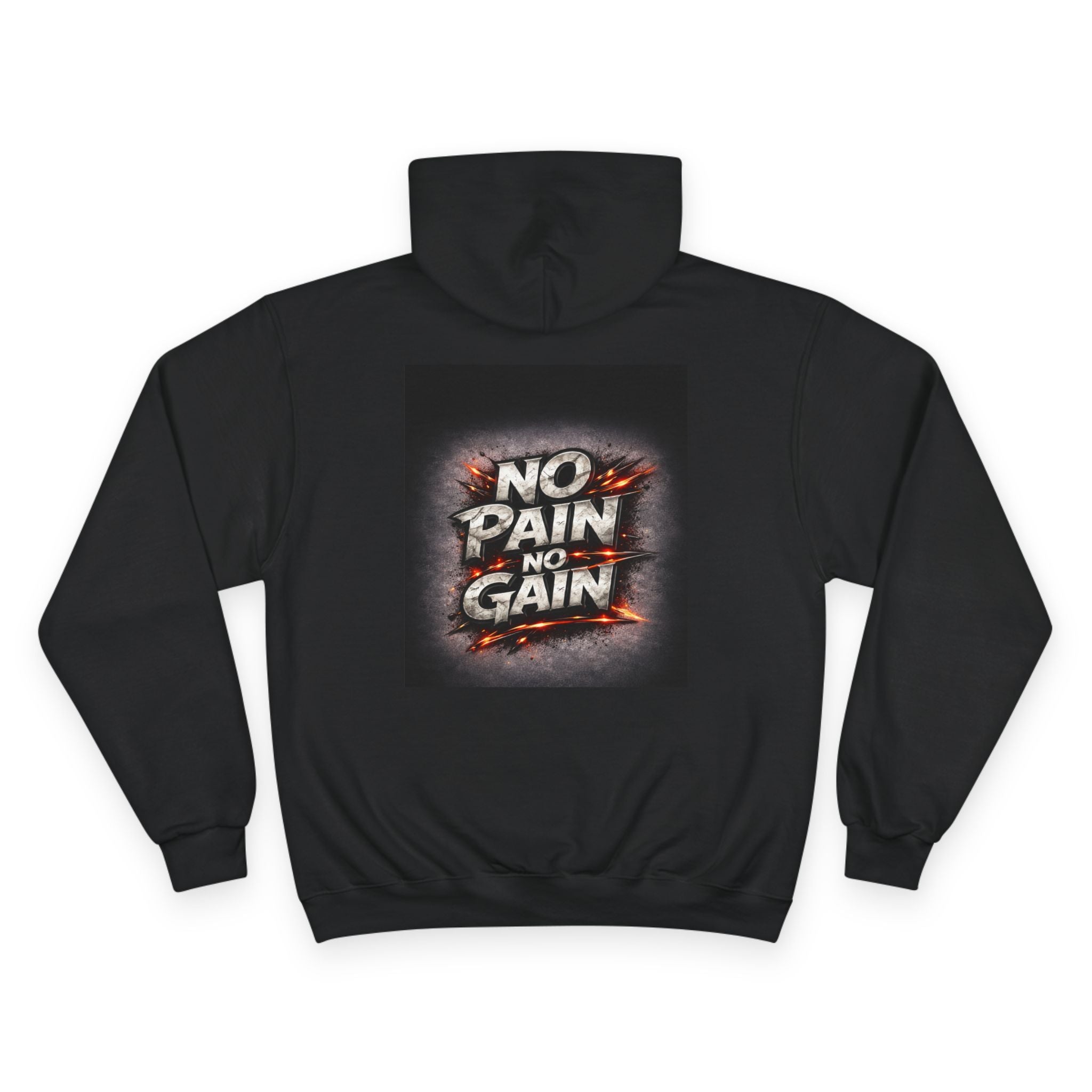 No Pain No Gain Hoodie — Motivational Gym Pullover