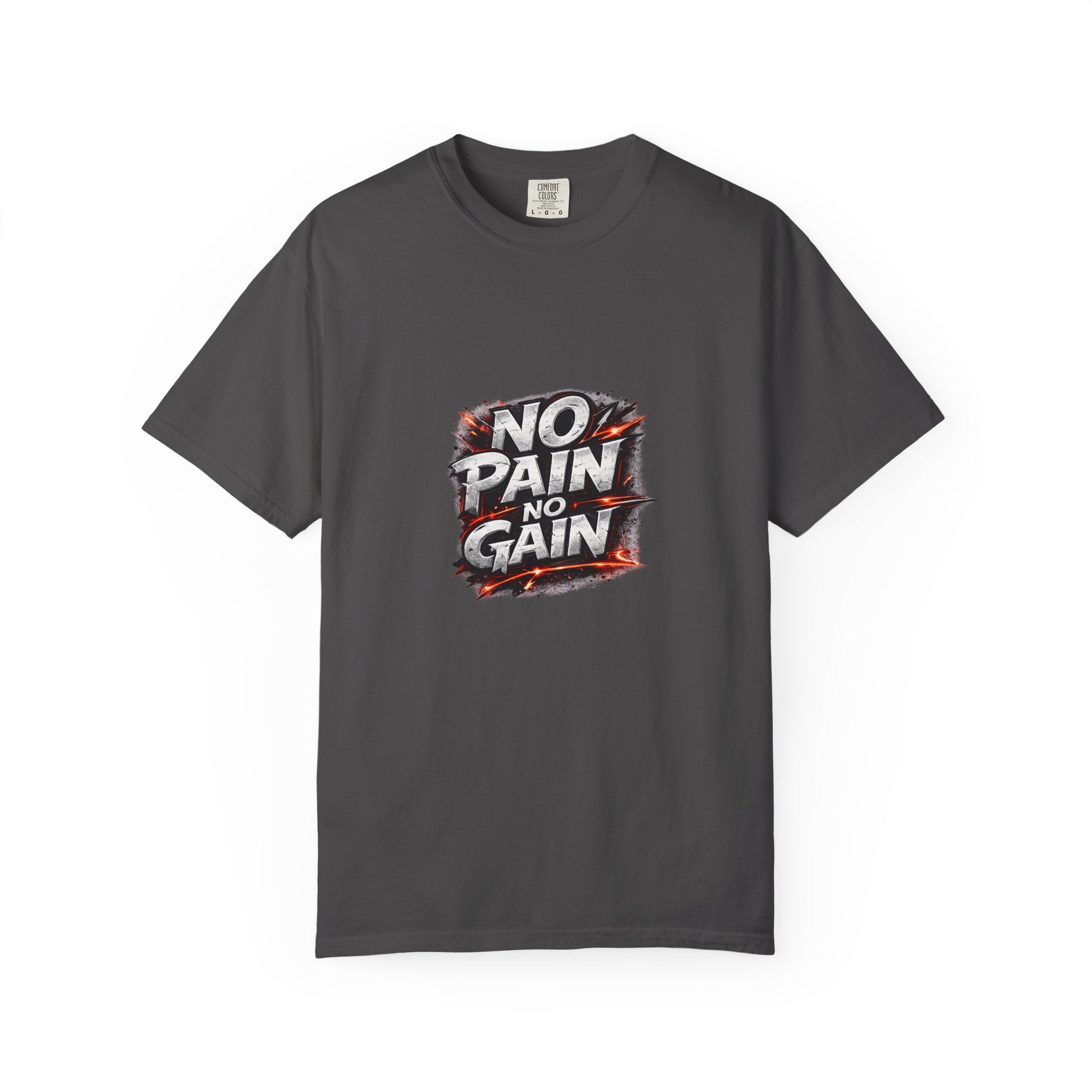 No Pain No Gain T-Shirt — Motivational Gym Shirt for Workout & Fitness