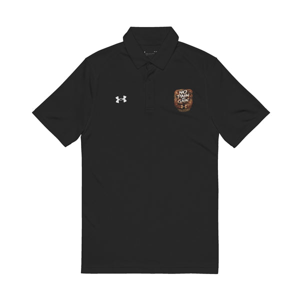 Embroidered White Polo Shirt - Under Armour® Men's Classic Performance
