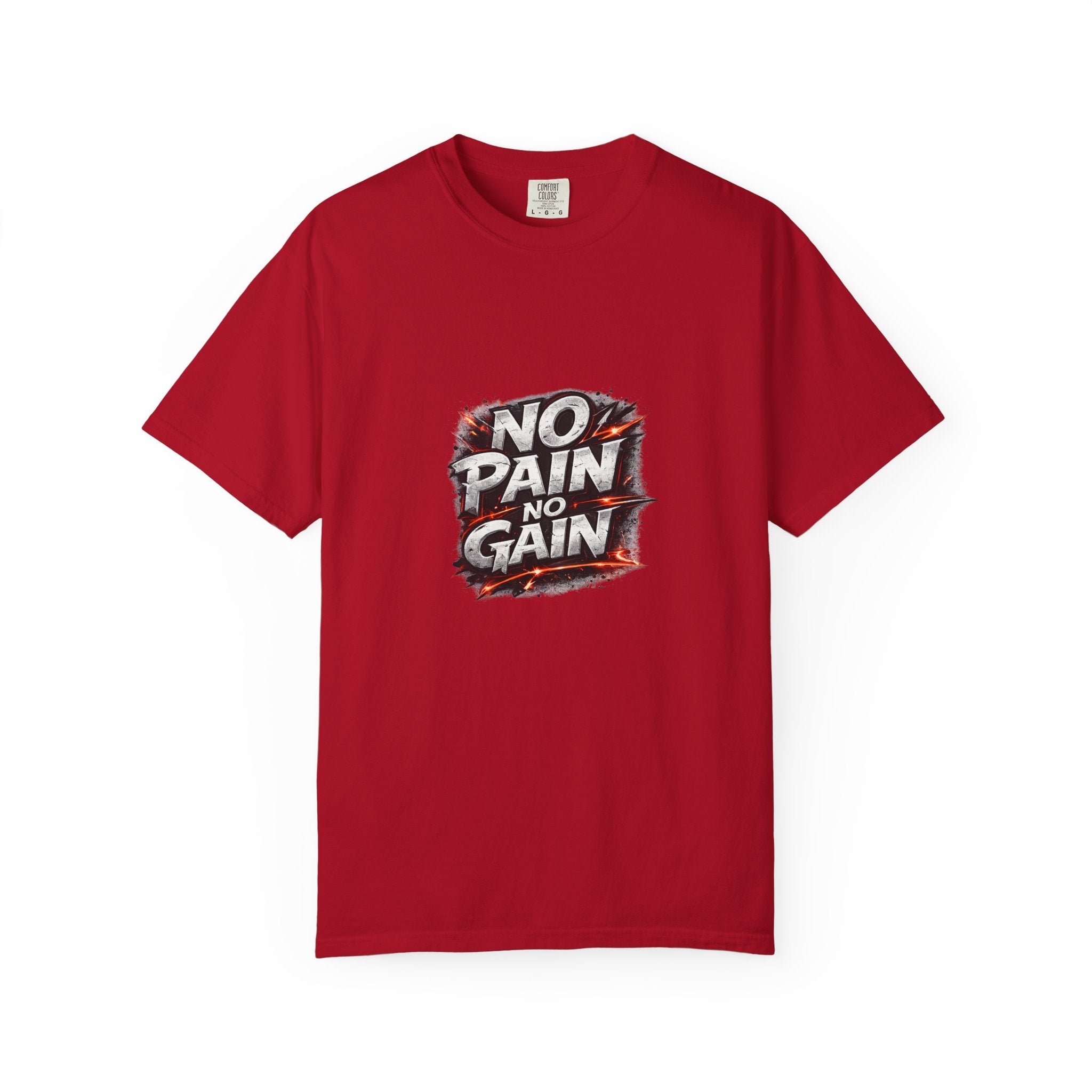 No Pain No Gain T-Shirt — Motivational Gym Shirt for Workout & Fitness