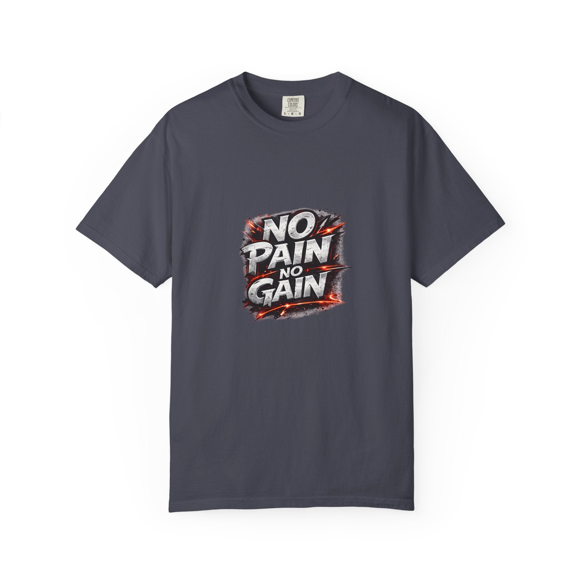 No Pain No Gain T-Shirt — Motivational Gym Shirt for Workout & Fitness